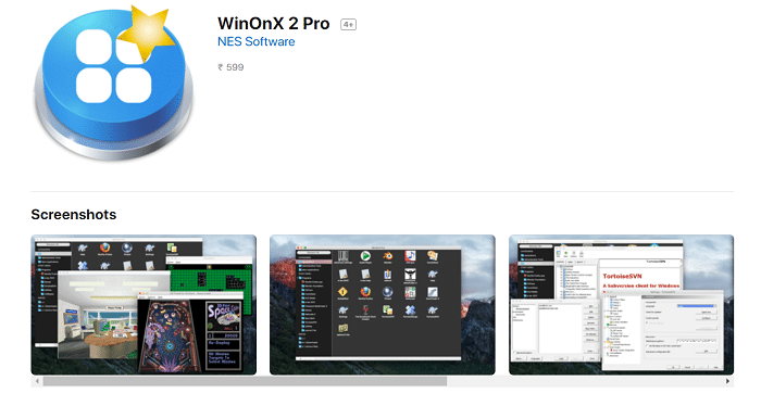 use a windows emulator on mac